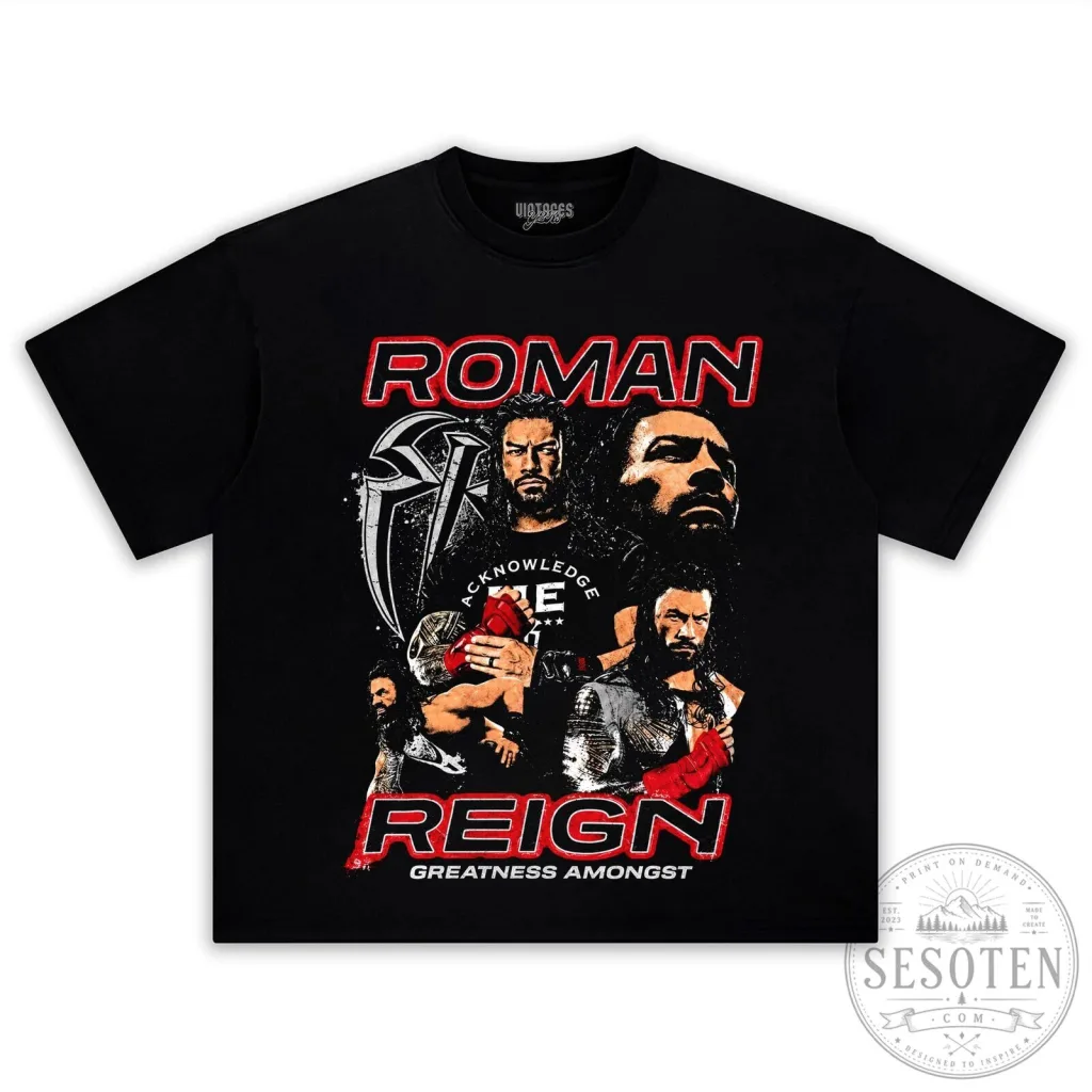 Roman Reigns Bloodline Dynasty Acknowledge Greatness T-Shirt Roman Reigns Bloodline Dynasty Acknowledge Greatness T-Shirt