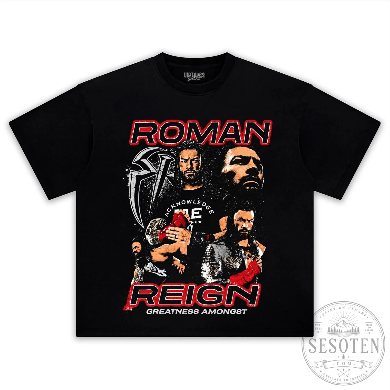 Roman Reigns Bloodline Dynasty Acknowledge Greatness T-Shirt