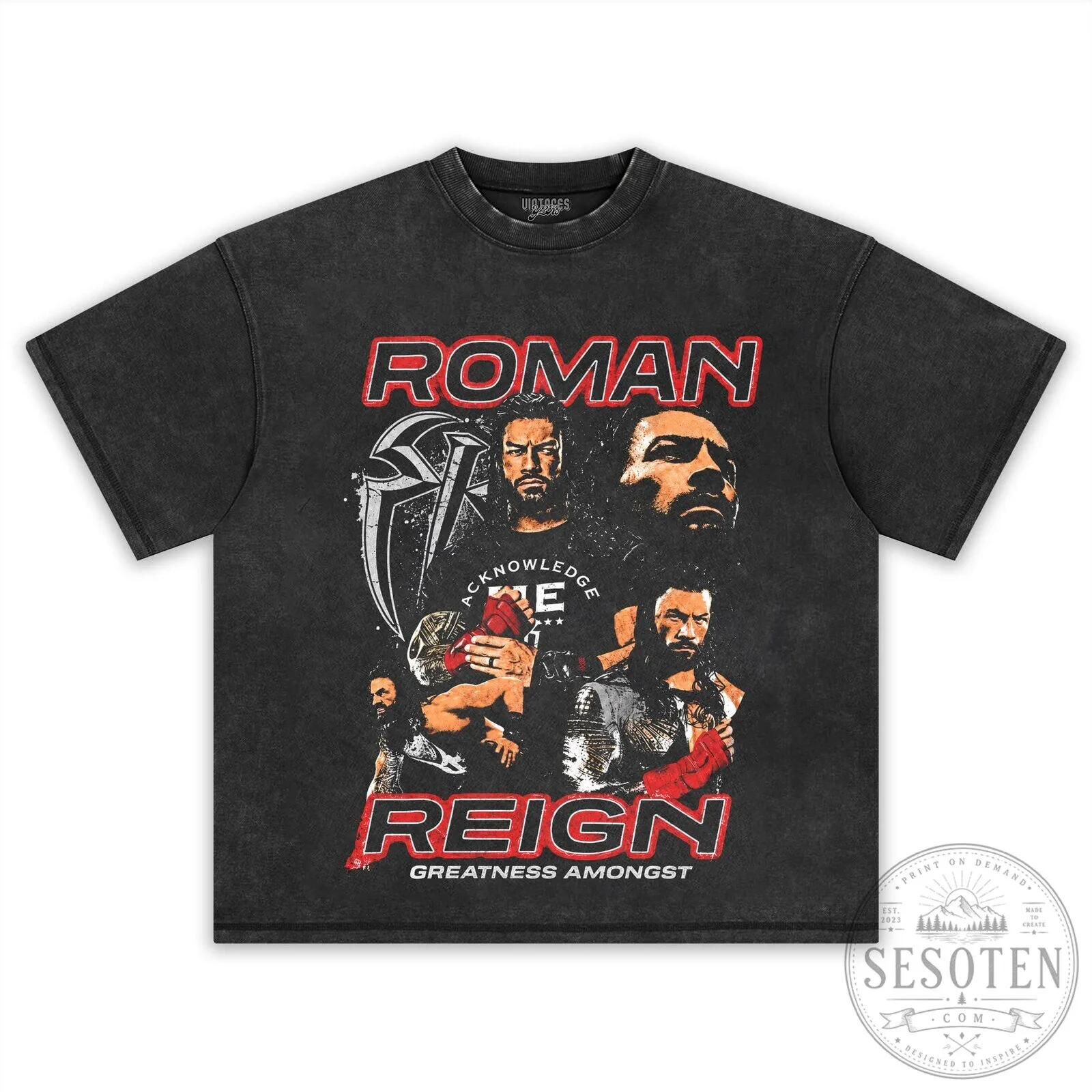 Roman Reigns Bloodline Dynasty Acknowledge Greatness T-Shirt 12 Roman Reigns Bloodline Dynasty Acknowledge Greatness T-Shirt