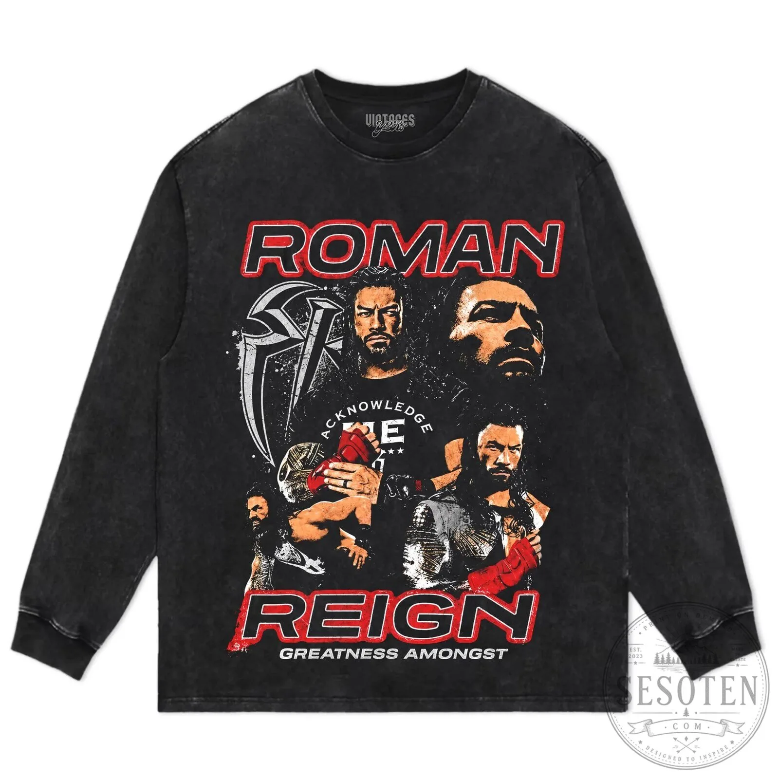 Roman Reigns Bloodline Dynasty Acknowledge Greatness T-Shirt 16 Roman Reigns Bloodline Dynasty Acknowledge Greatness T-Shirt