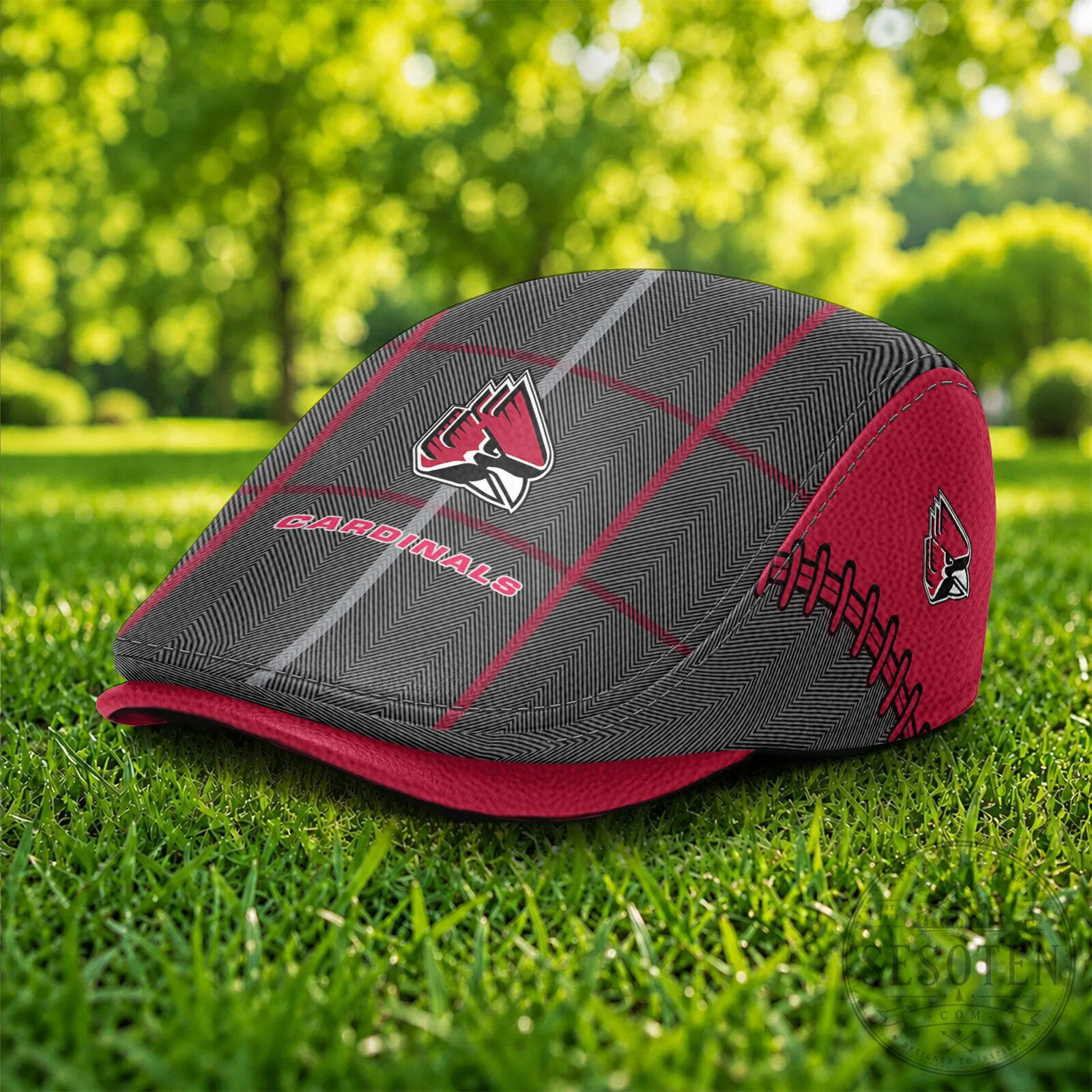 Ball State Cardinals NCAA Plaid Pattern Golf Ivy Cap Hat