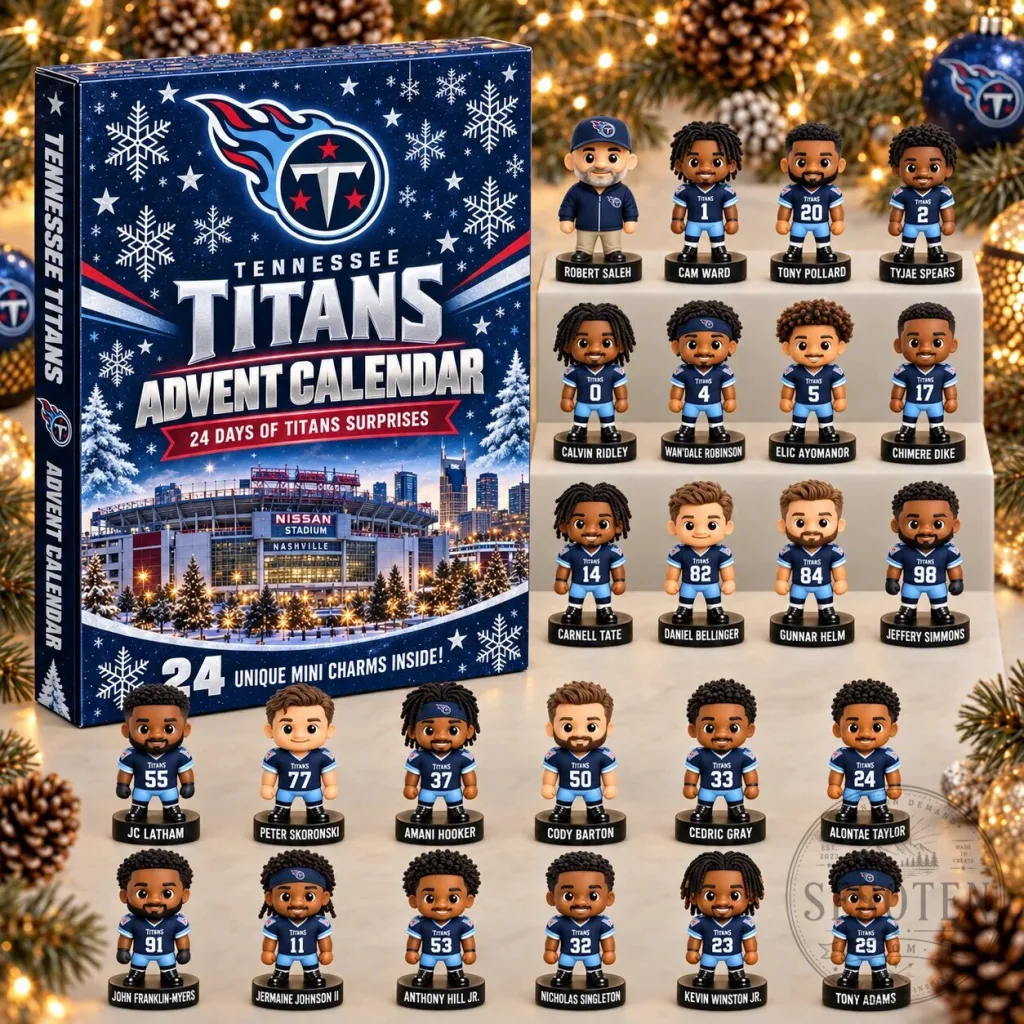 Tennessee Titans NFL Football Team 24 Days of Surprises Advent Calendar Tennessee Titans NFL Football Team 24 Days of Surprises Advent Calendar