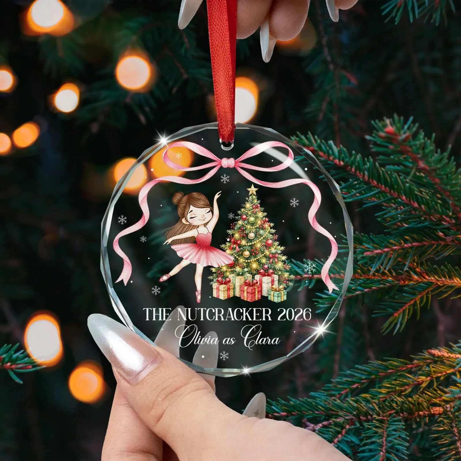 The Nutcracker Ballet Girl Personalized Christmas Ornament 9 The Nutcracker Ballet Girl Personalized Christmas Ornament