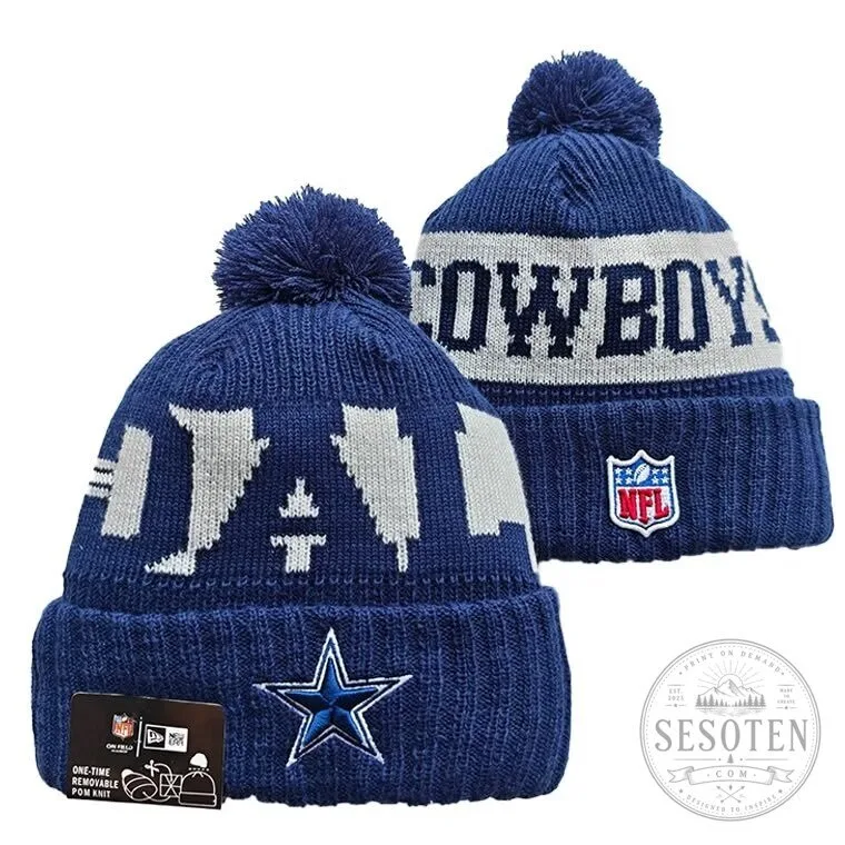 Dallas Cowboys National Football League Winter Knit Beanie Pom Hat