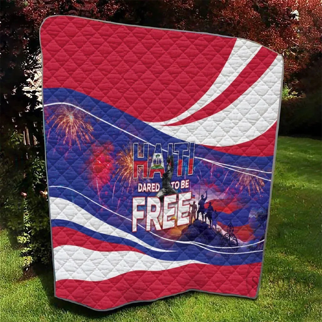Haiti Independence Day Dared To Be Free Haitian Pride Patriotic Quilt 11 Haiti Independence Day Dared To Be Free Haitian Pride Patriotic Quilt