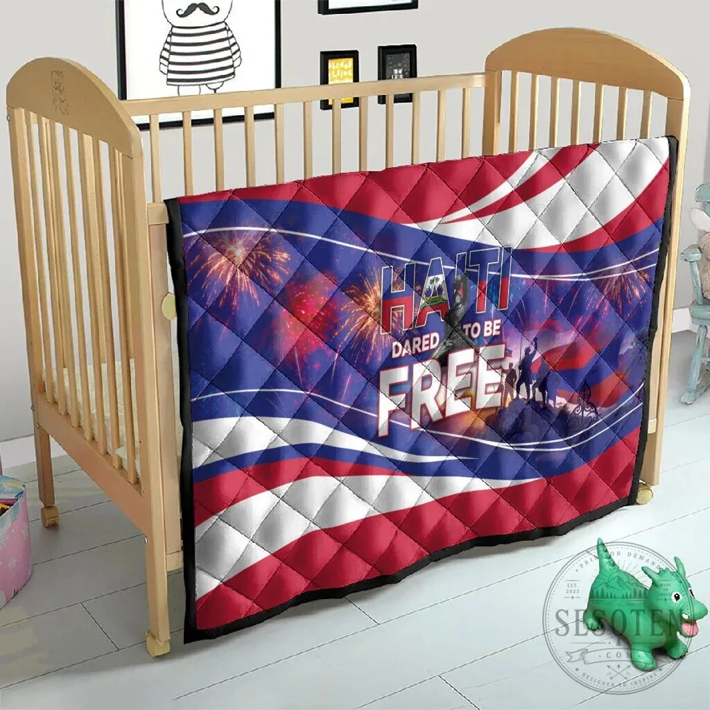 Haiti Independence Day Dared To Be Free Haitian Pride Patriotic Quilt 12 Haiti Independence Day Dared To Be Free Haitian Pride Patriotic Quilt