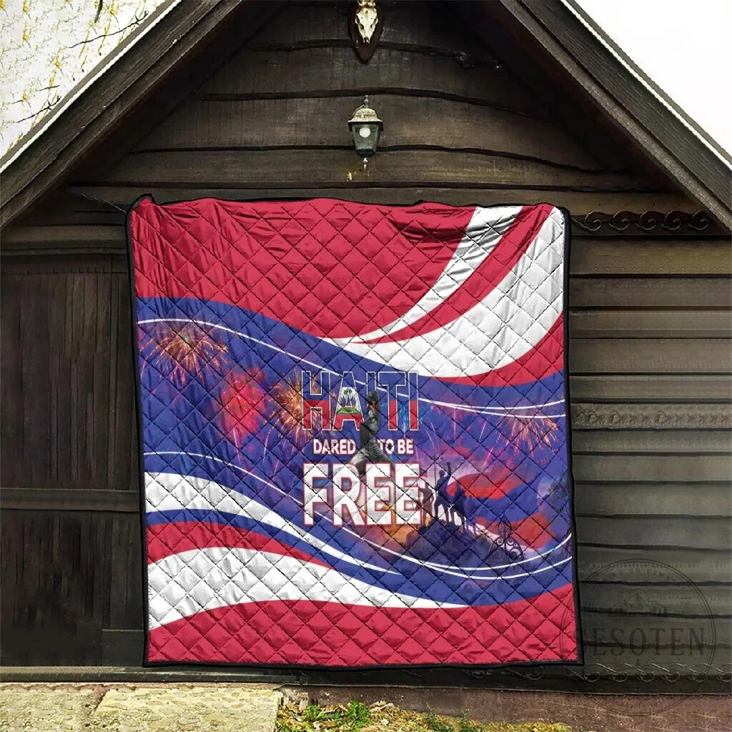 Haiti Independence Day Dared To Be Free Haitian Pride Patriotic Quilt 13 Haiti Independence Day Dared To Be Free Haitian Pride Patriotic Quilt