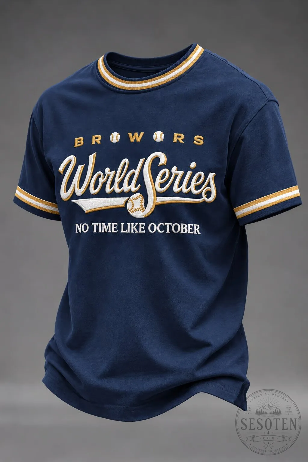 October Baseball T-Shirt: Milwaukee Brewers World Series Limited Edition