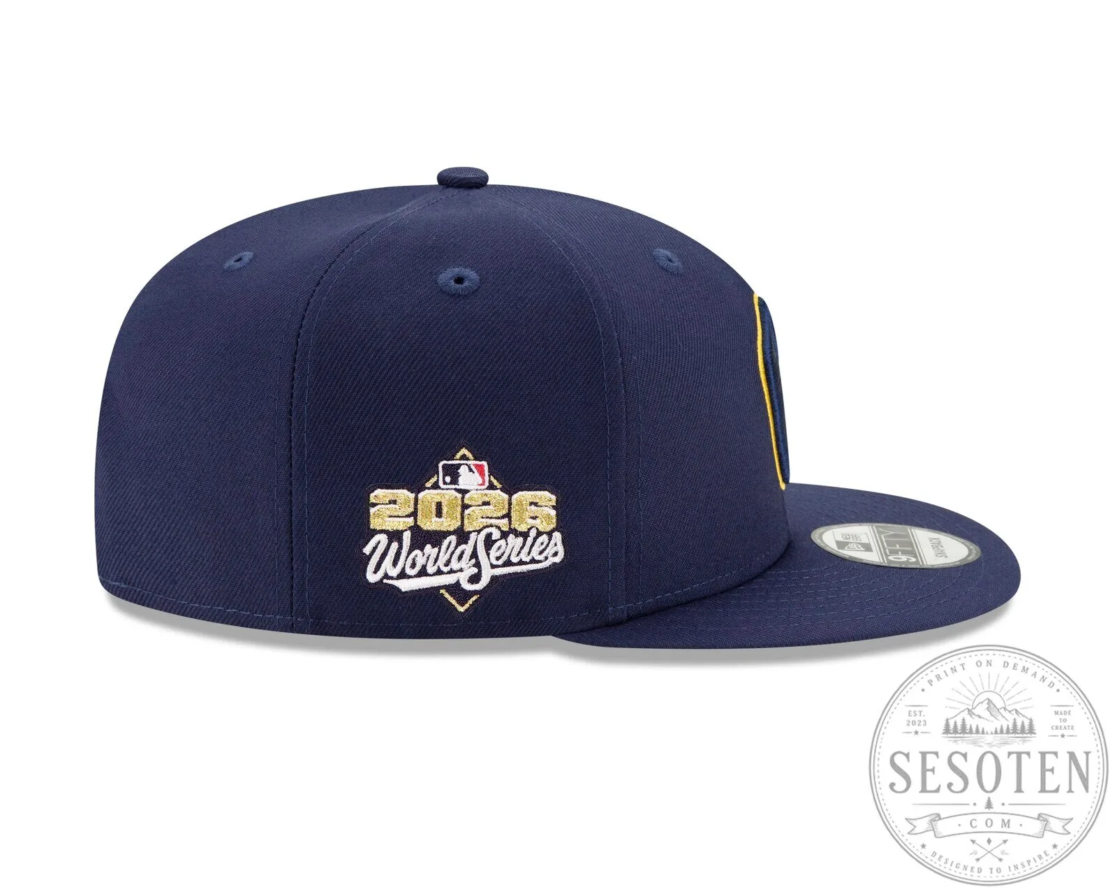 Milwaukee Brewers 2026 World Series Navy Blue Snapback Cap Hat 8 Milwaukee Brewers 2026 World Series Navy Blue Snapback Cap Hat