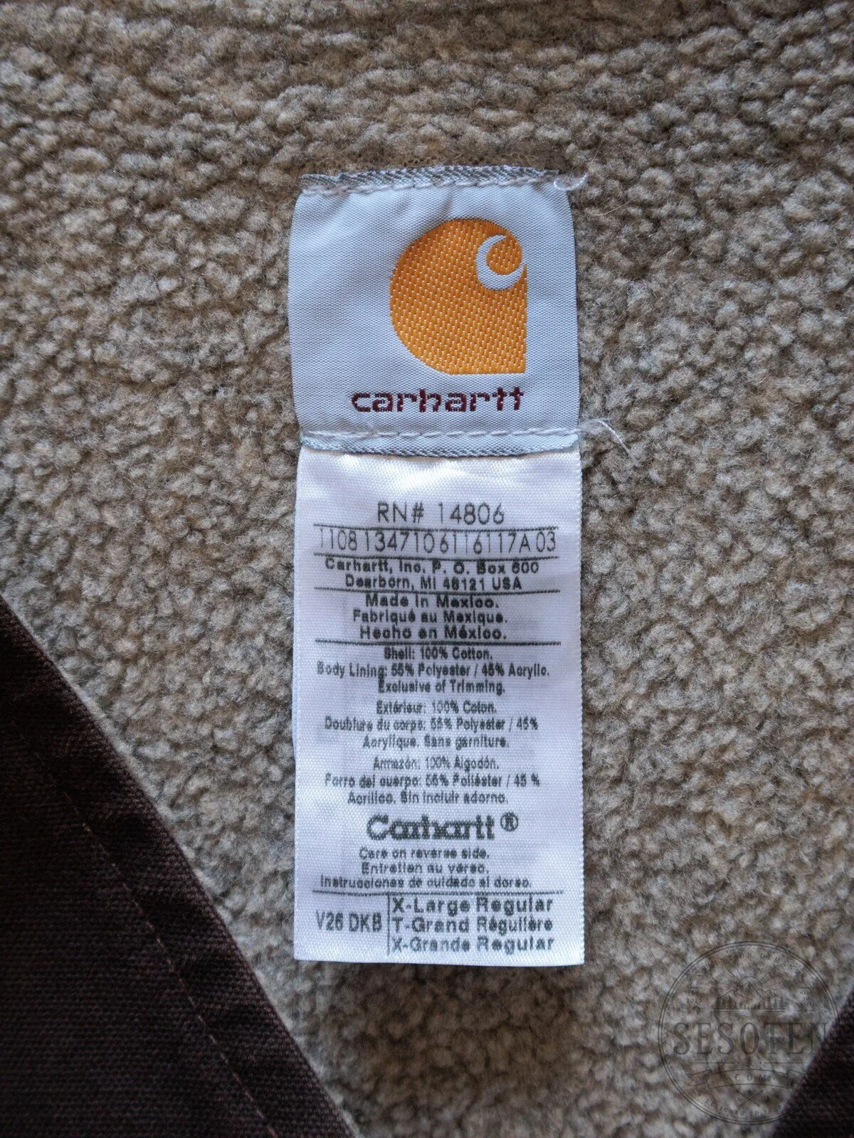 Vintage Carhartt Sherpa-Lined Vest Brown Full Zip Workwear Outerwear 9 Vintage Carhartt Sherpa-Lined Vest Brown Full Zip Workwear Outerwear
