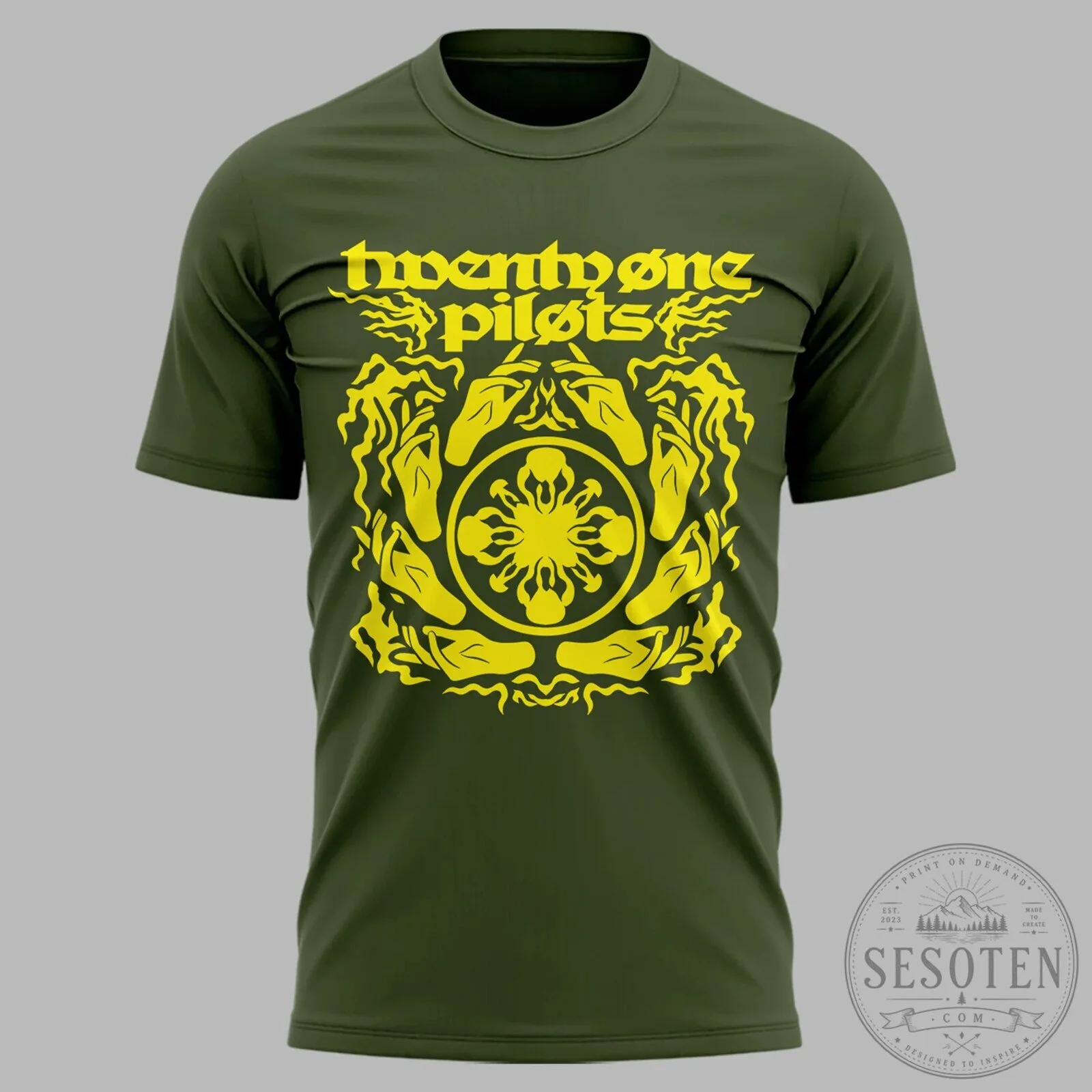 Concert Tour T-Shirt for Twenty One Pilots at Ohio Stadium on October 17, 2026 6 Concert Tour T-Shirt for Twenty One Pilots at Ohio Stadium on October 17, 2026