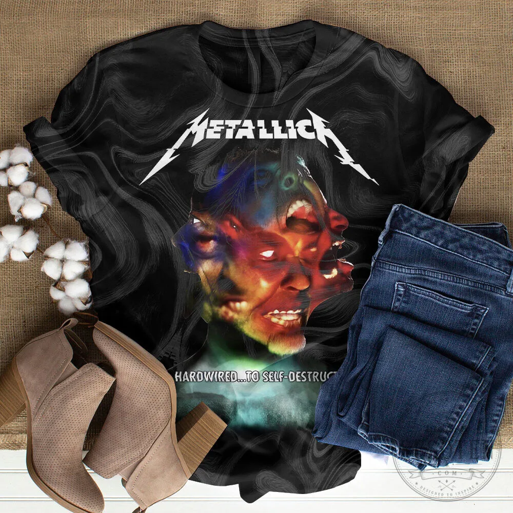 Metallica Hardwired To Self-Destruct Album Art T-Shirt
