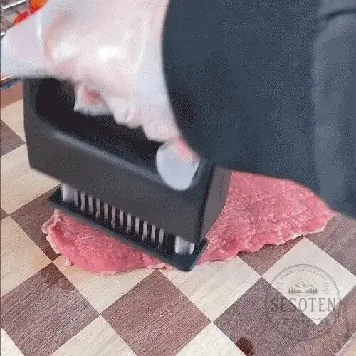Professional 48-Blade Stainless Steel Meat Tenderizer Tool for Kitchen Cooking 27 Professional 48-Blade Stainless Steel Meat Tenderizer Tool for Kitchen Cooking
