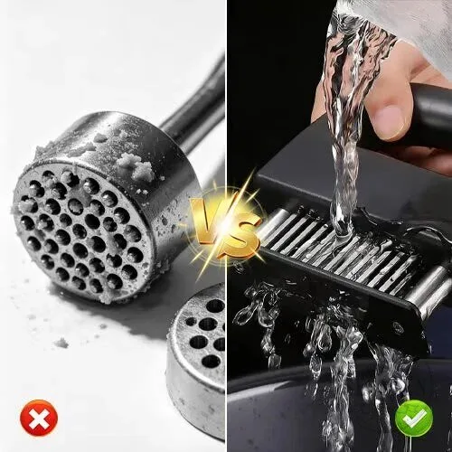 Professional 48-Blade Stainless Steel Meat Tenderizer Tool for Kitchen Cooking 32 Professional 48-Blade Stainless Steel Meat Tenderizer Tool for Kitchen Cooking
