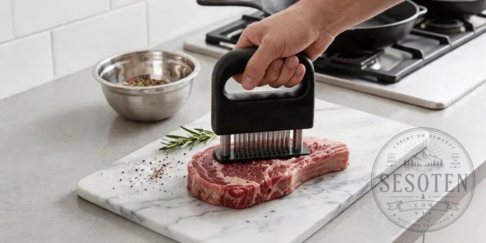 Professional 48-Blade Stainless Steel Meat Tenderizer Tool for Kitchen Cooking 39 Professional 48-Blade Stainless Steel Meat Tenderizer Tool for Kitchen Cooking