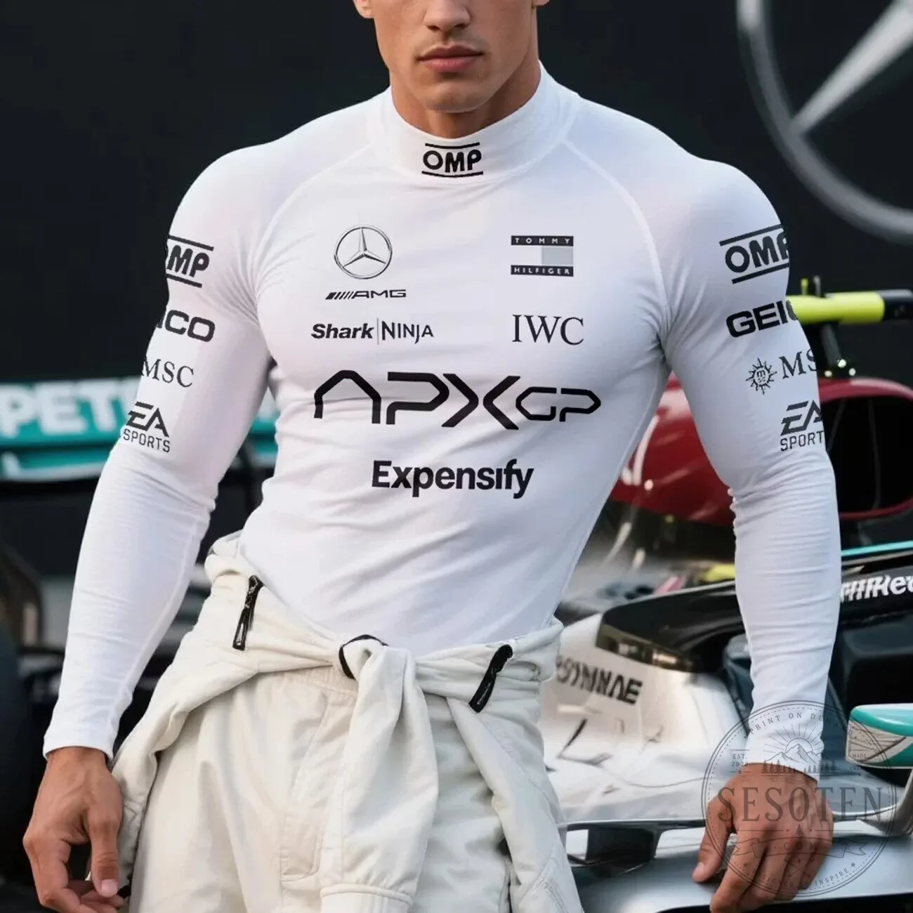 Mercedes-AMG Petronas Formula One Team Racing Long-Sleeve Shirt