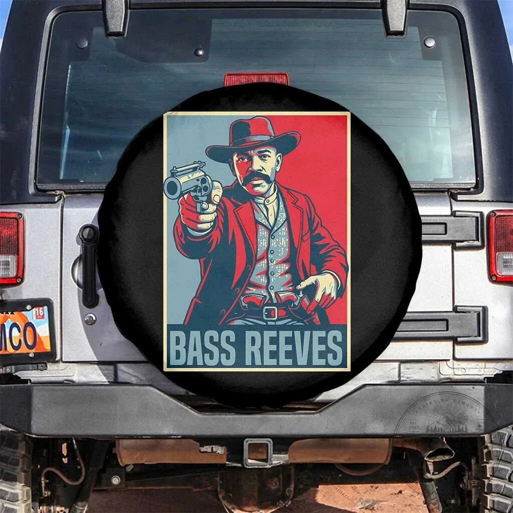 Bass Reeves Wild West Lawman Vintage Poster Graphic Spare Tire Cover