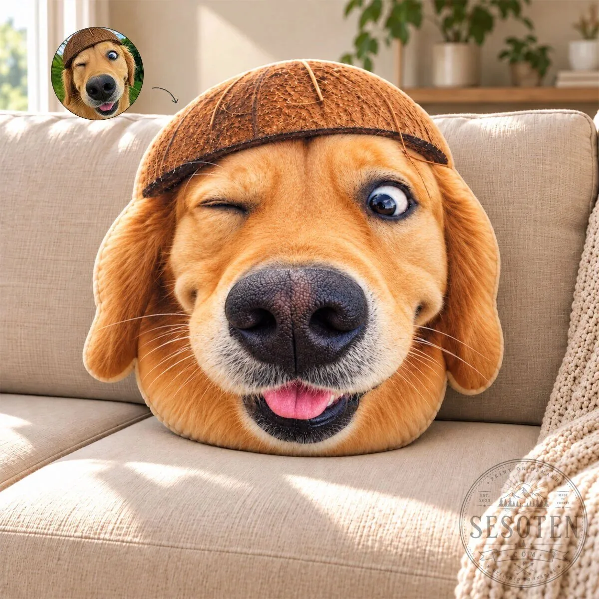 Personalized Pillow in the Shape of Your Pet's Photo - Ideal Gift for Dog and Cat Lovers 9 Personalized Pillow in the Shape of Your Pet