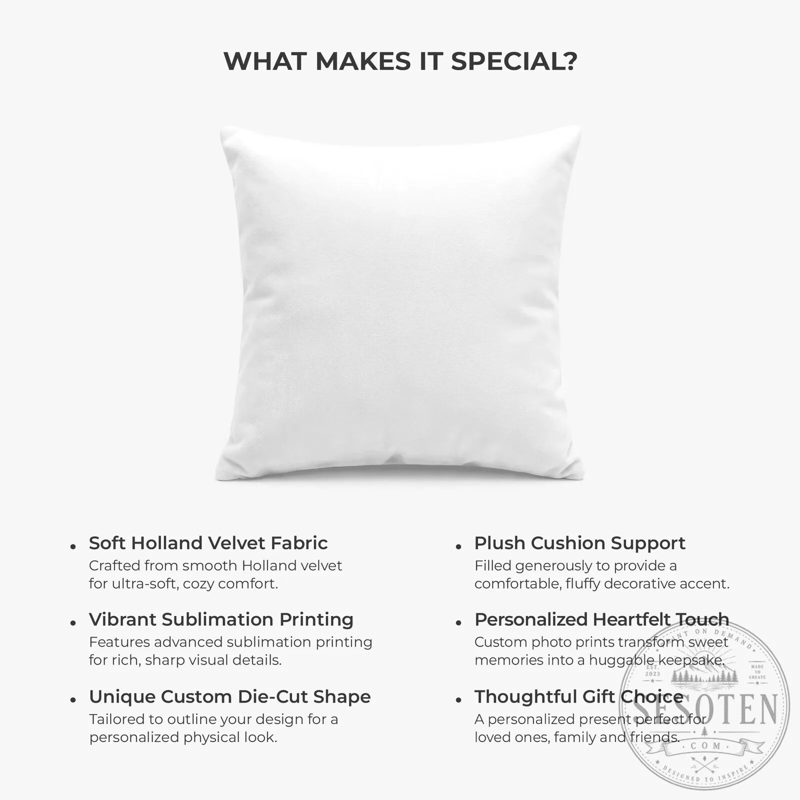 Personalized Pillow in the Shape of Your Pet's Photo - Ideal Gift for Dog and Cat Lovers 13 Personalized Pillow in the Shape of Your Pet