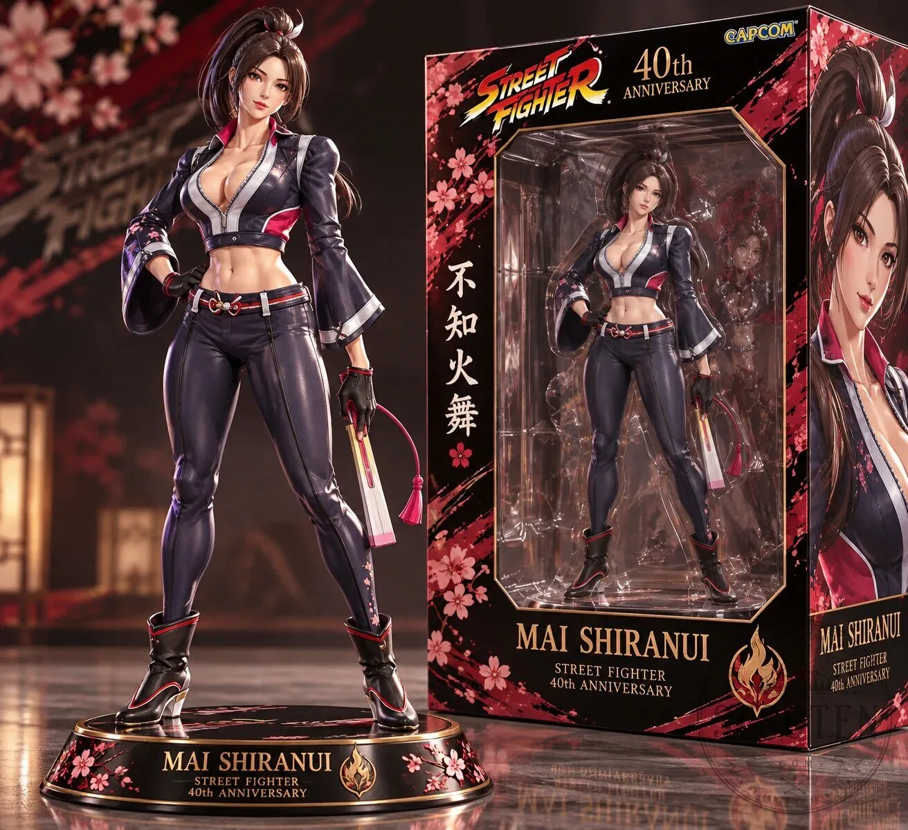 Street Fighter Mai Shiranui 40th Anniversary Collectible Figurine 5 Street Fighter Mai Shiranui 40th Anniversary Collectible Figurine