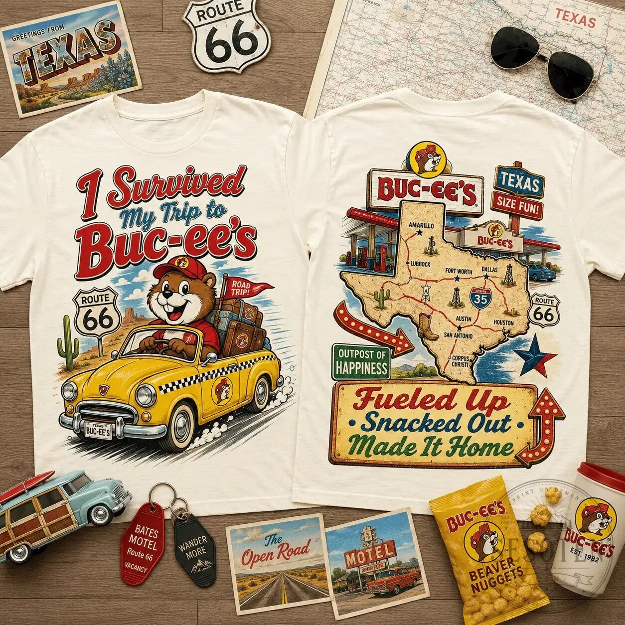 Buc-ee's Texas Road Trip I Survived My Trip to Buc-ee's T-Shirt 2 Buc-ee's Texas Road Trip I Survived My Trip to Buc-ee's T-Shirt