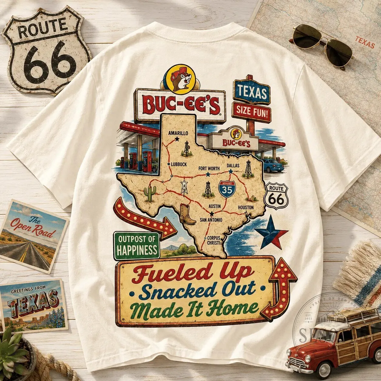 Buc-ee's Texas Road Trip I Survived My Trip to Buc-ee's T-Shirt 11 Buc-ee