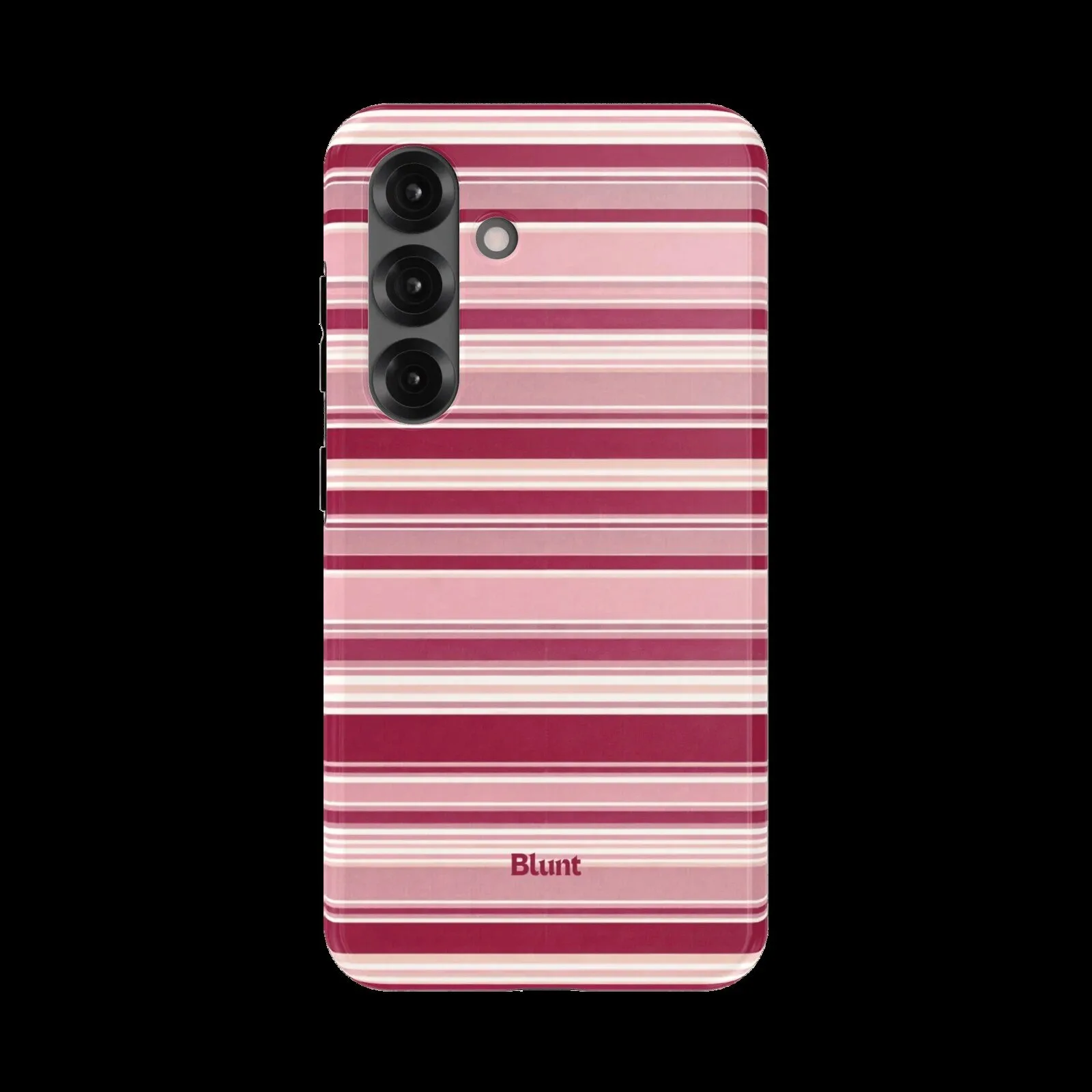 Pink Striped Pattern Design Samsung Galaxy Phone Case