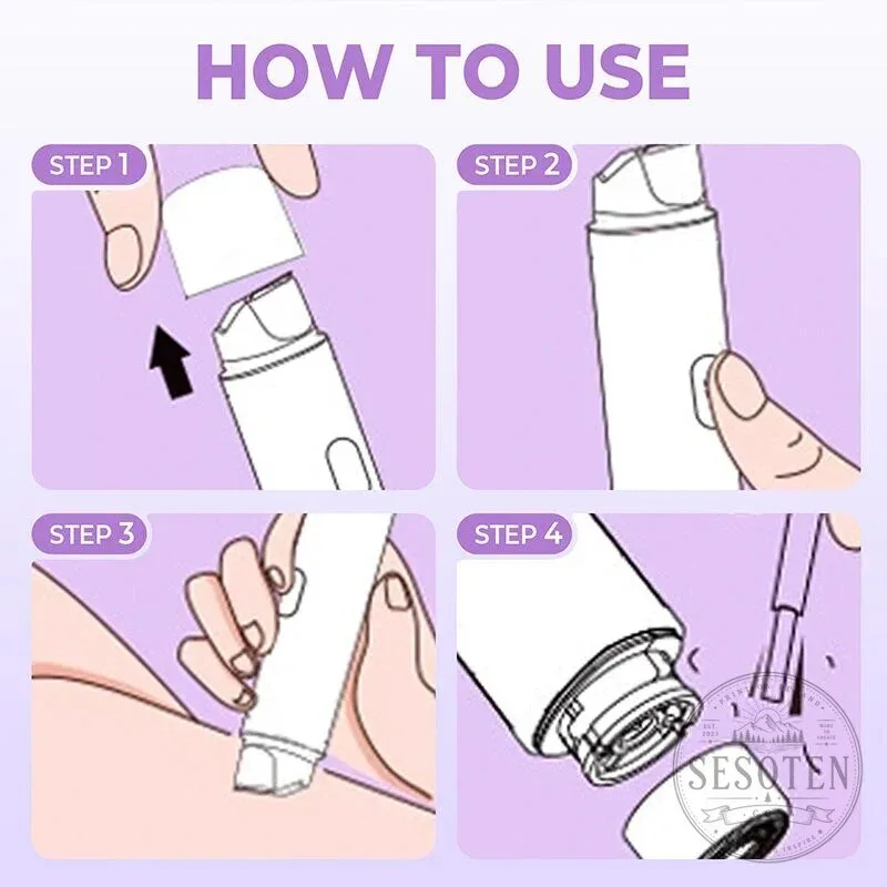 Women's Cordless Electric Razor for Painless Hair Removal on Face, Legs, Armpits 20 Women