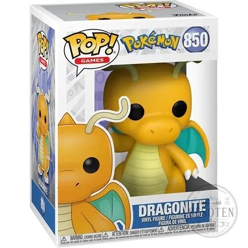 Pokemon Dragonite Funko Pop! Vinyl Figure Collectible #850 5 Pokemon Dragonite Funko Pop! Vinyl Figure Collectible #850