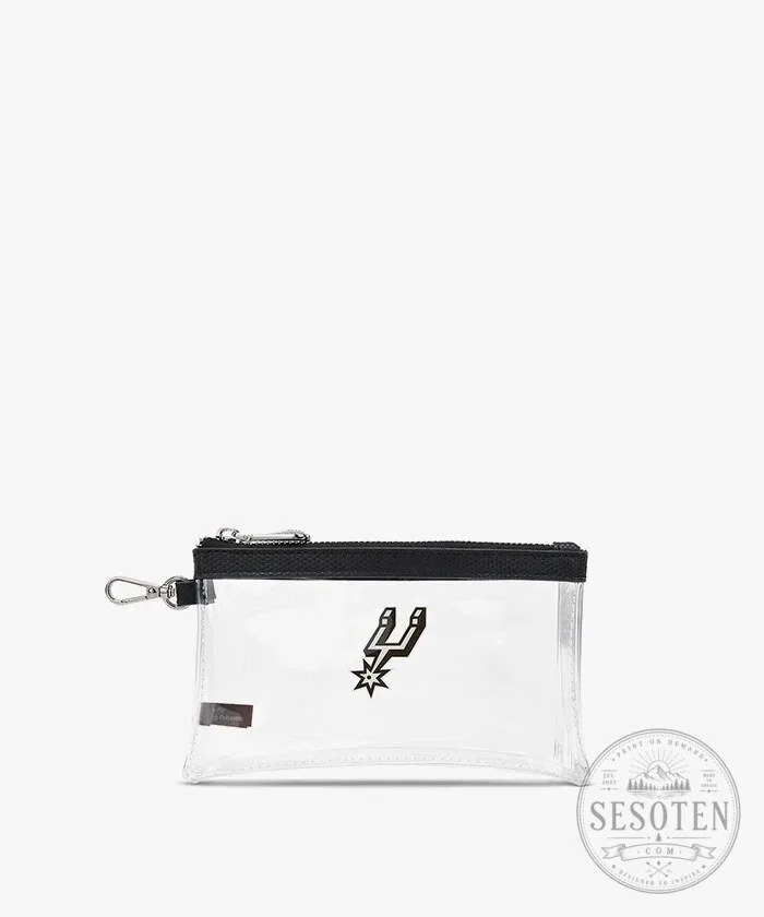 San Antonio Spurs Basketball Clear Wristlet Keychain Set 23 San Antonio Spurs Basketball Clear Wristlet Keychain Set
